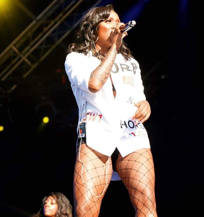 Tiwa Savage Leaves Fans Speechless With Massive Body Tattoo