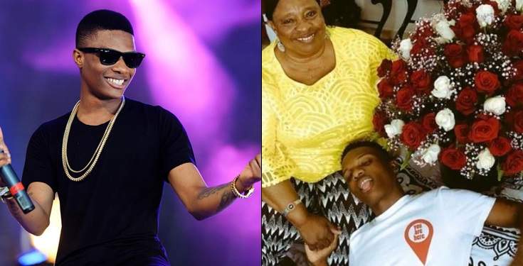 Wizkid gushes over his mum as she celebrates her birthday (photos)