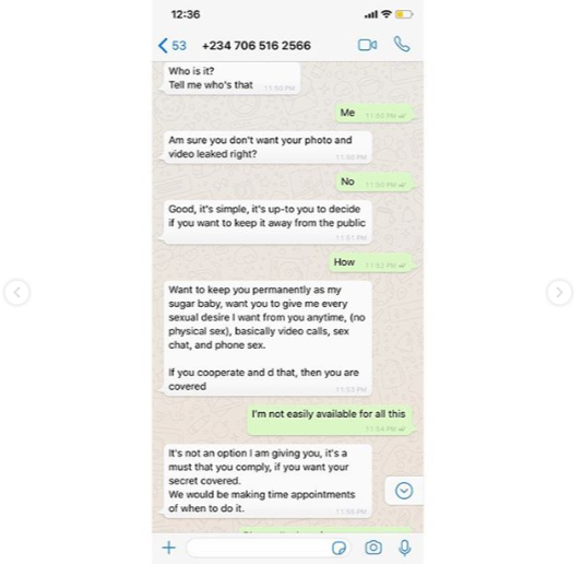 Dare-Devil Nigerian Lady Outsmarts Her Blackmailers