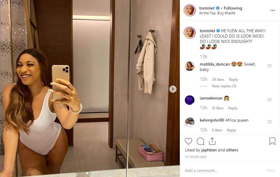 'Do I Look Nice Enough?' Tonto Dikeh Teases Fans With Sexy Photos