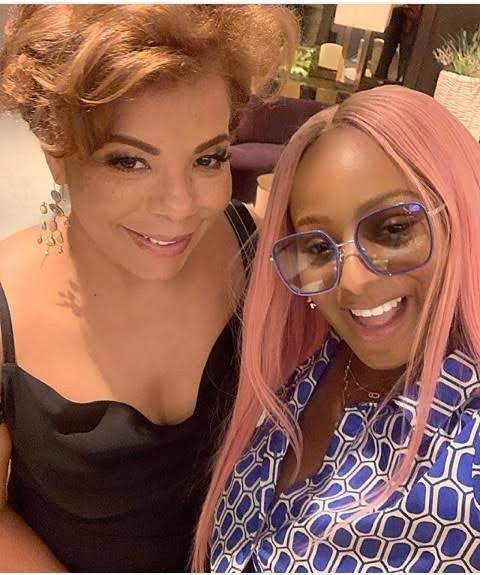 DJ Cuppy Reacts As Her Mom Sends The Middle Finger Emoji To Her (Photo)