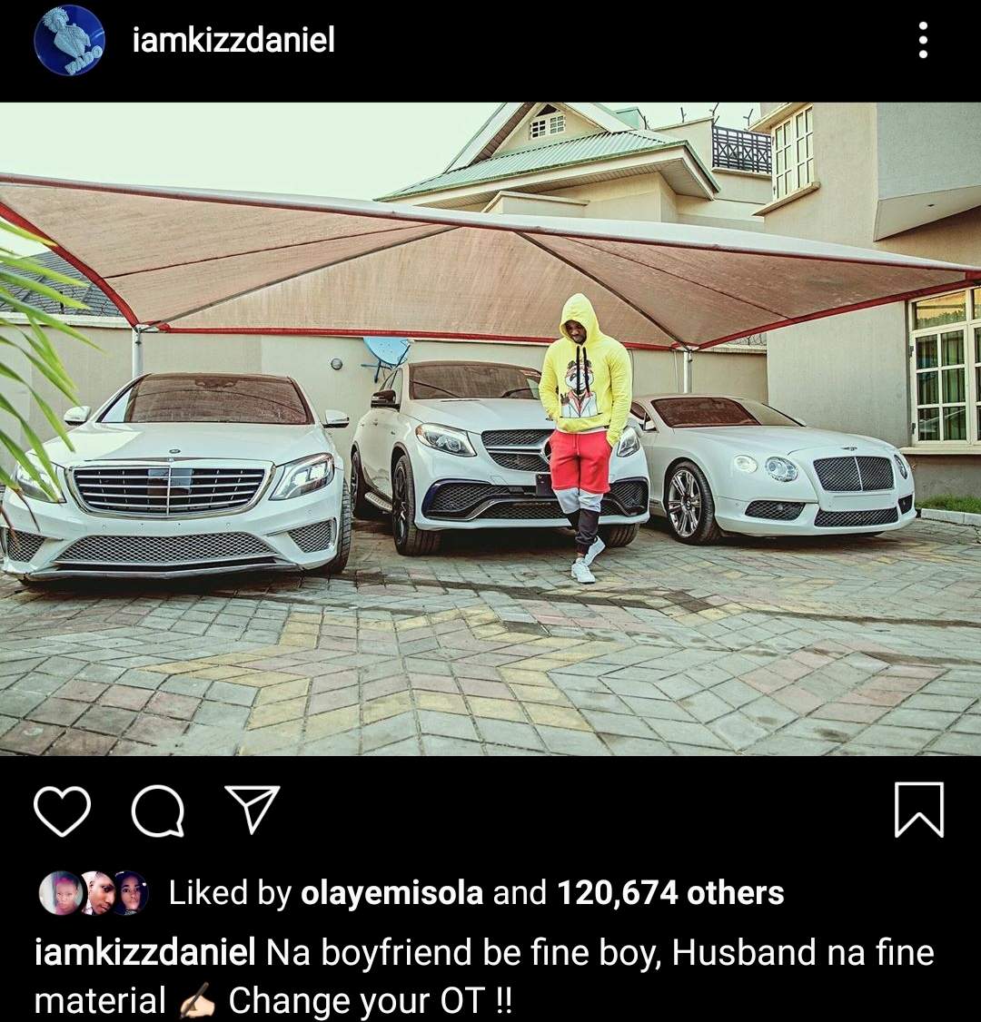 Kizz Daniel Flaunts Whips In His Garage (Photo)