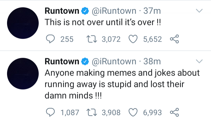 'Anyone Making Jokes About Running Away From Nigeria Is Stupid' - Runtown