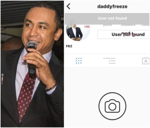 Controversial OAP, Daddy Freeze Loses Instagram Account