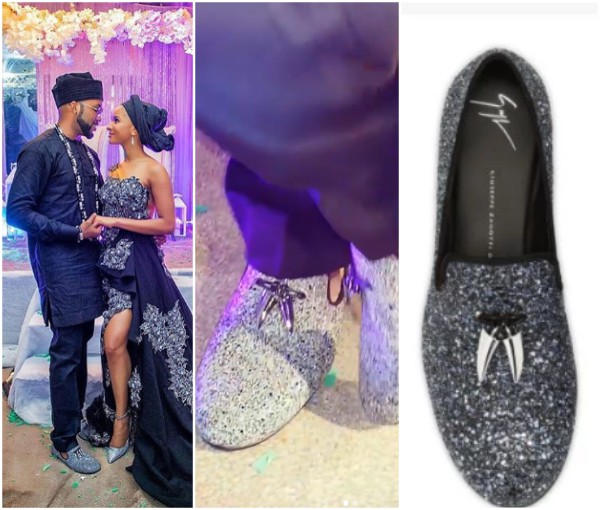 Banky W's wedding Giuseppe Zanotti shoe cost about N290k (Photos)