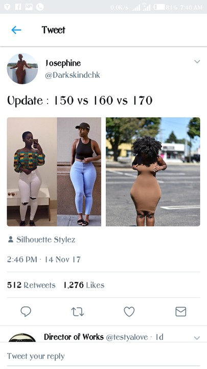UNBELIEVABLE! Lady Shows Of Her Well Rounded Hip On Social Media After A Major Transformation -PICS