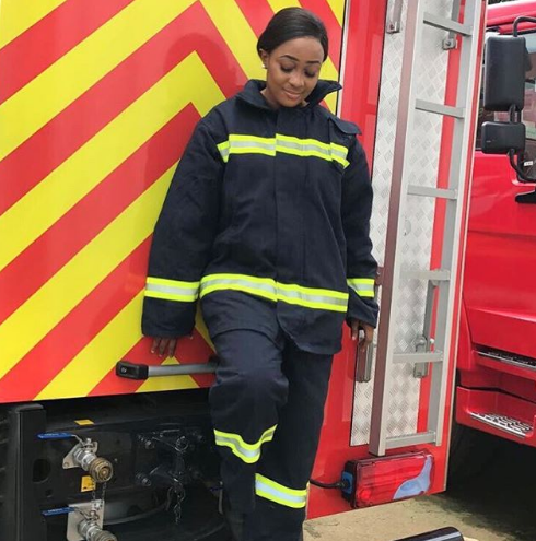 Hot Photos of a Pretty Nigerian Fire Fighter
