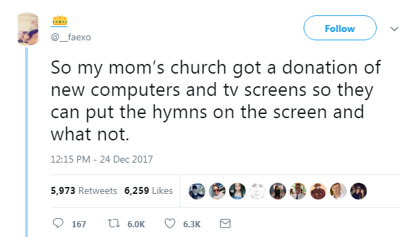 Shocking moment se-ex scene plays on church TV screen during service (Photo)