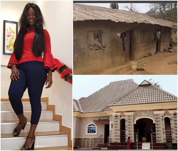 Actress Chizzy Alichi builds a mansion for her parents