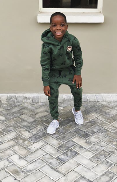 The swag on Wizkid's first son though!
