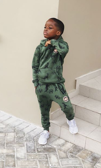 The swag on Wizkid's first son though!