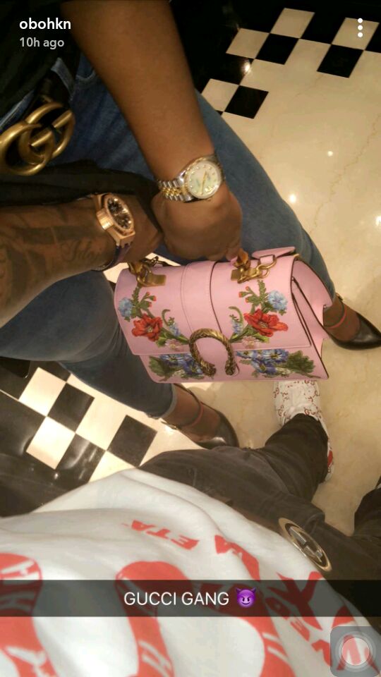 New Girlfriend alert? Davido and 'girlfriend' caught up in Gucci romance