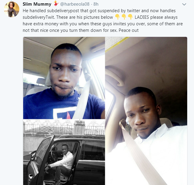 Nigerian Lady calls out guy for allegedly treating her badly after she refused him sex when she visited