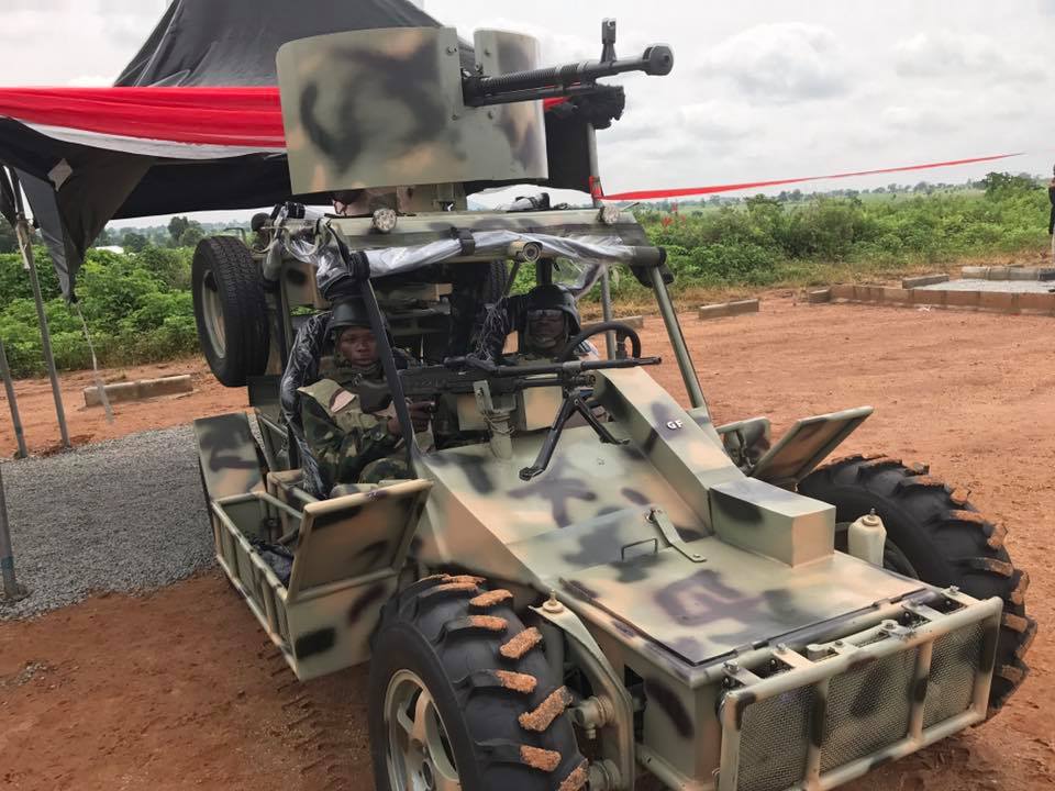 See Photos Of The Locally Fabricated Patrol Vehicles Launched By The Nigerian Army