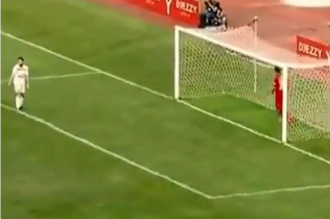 Worst Miss In Football History? See What Happened Between Player And Goalkeeper