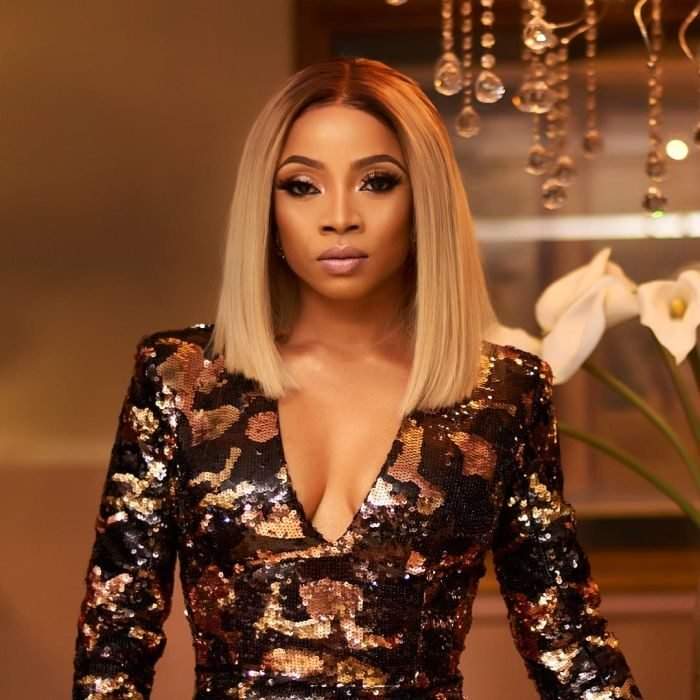 Toke Makinwa Wows In Sexy White See-Through Pant (Photos)