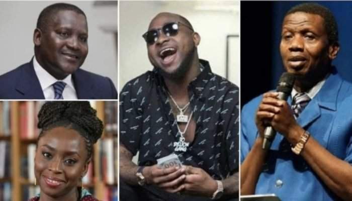 Davido, Pastor Adeboye, And 2 Others Becomes The Most Influential Africans In The World