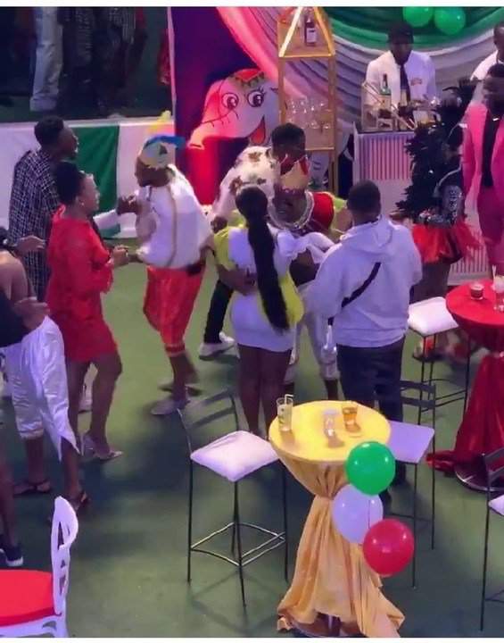 BBNaija: Double Wahala Visits Pepper Dem Housemates (Photos)