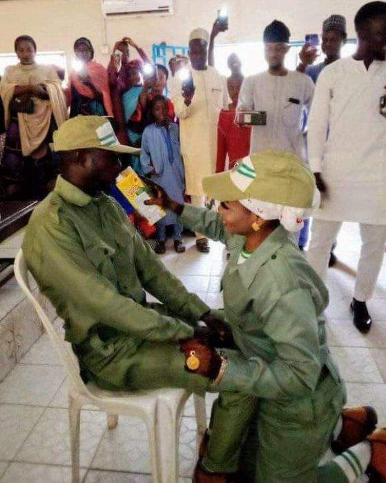 DOPE OR TRASH? Serving Corps Members Marry In NYSC Uniform (Photos)