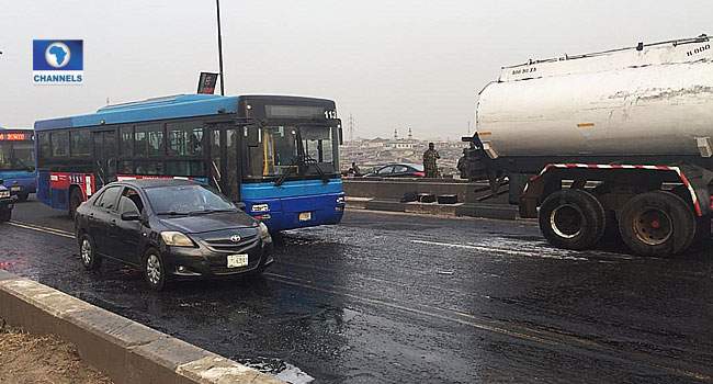 Photos From Scene Of Tanker Explosion In Maryland, Lagos