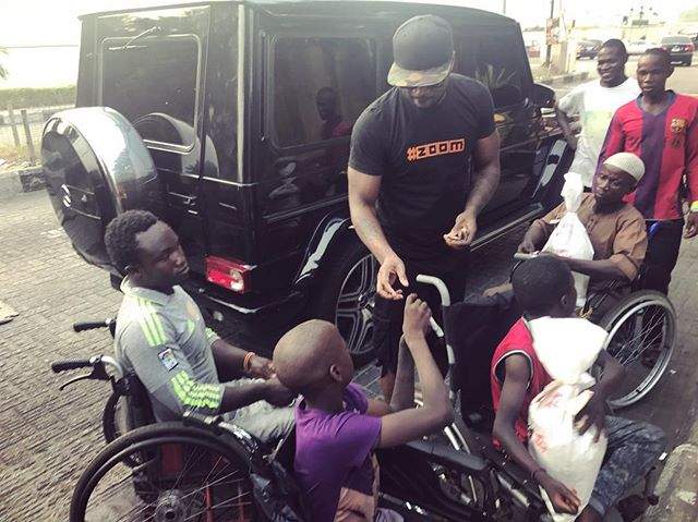 Peter Okoye Celebrates "Get Together" With The Needy (Photos)