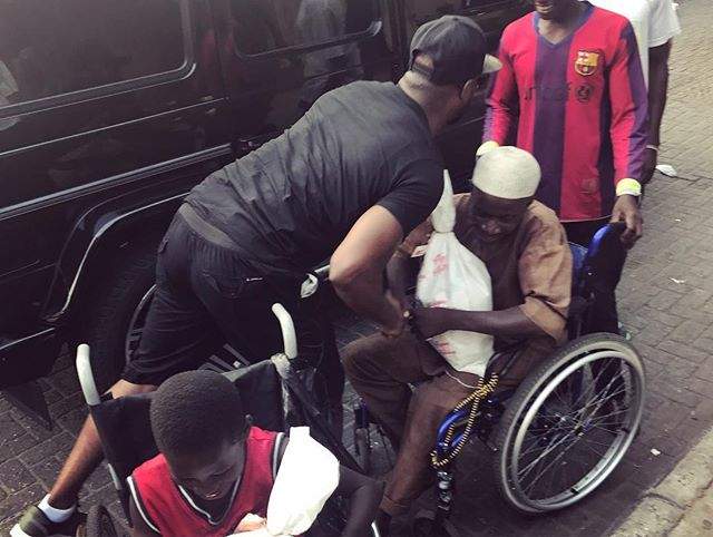 Peter Okoye Celebrates 'Get Together' With The Needy (Photos)