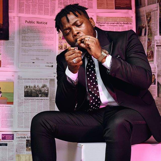 Olamide Celebrates New Year With Smoking Photos