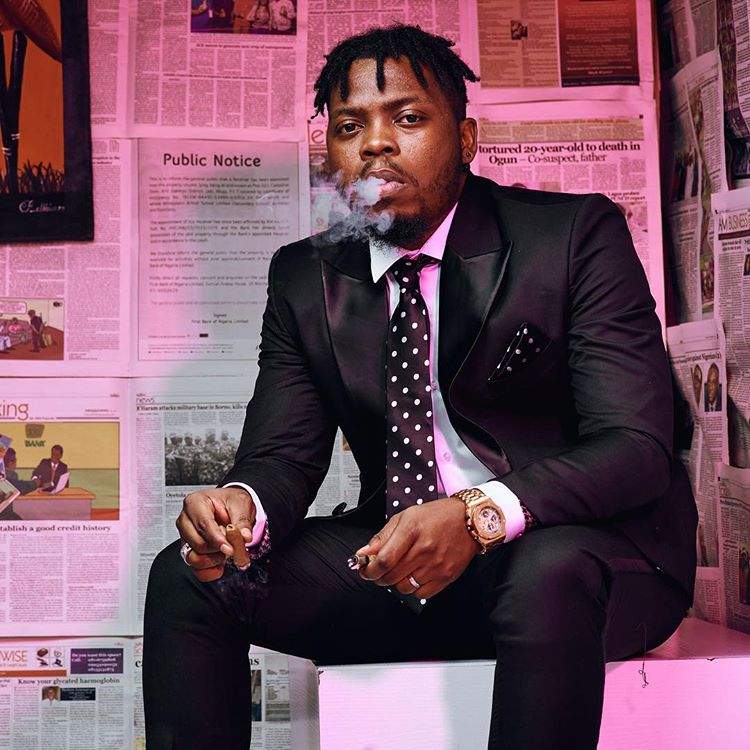 Olamide Celebrates New Year With Smoking Photos