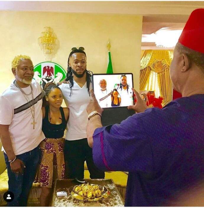 Governor Obiano Turns Photographer For Flavour, Awilo Longomba & Chidinma. Fans React