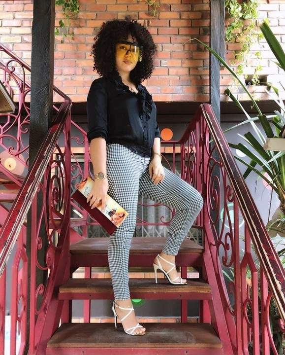 Actress Nadia Buari Poses In Chic Outfit