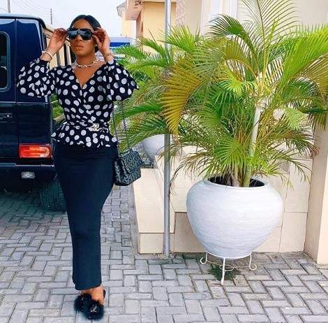 Chika Ike Steps Out For Work In Adorable Dotted Outfits (Photos)