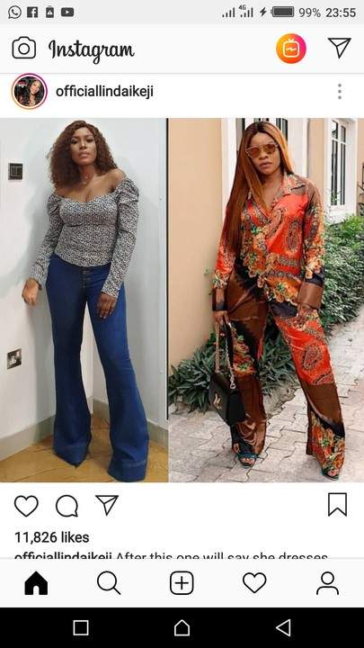 Linda Ikeji Shades Her Sister's Dress Sense On Instagram