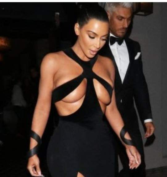 Check Out What Kim Kardashian Wore To Hollywood Beauty Awards That Caused Stir