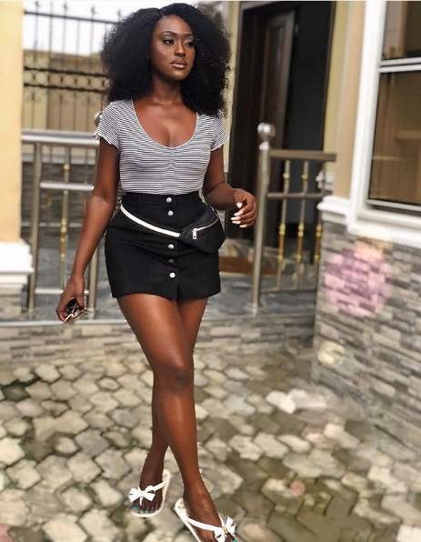 Actress Linda Osifo Stuns In Thigh Revealing Outfit (Photos)