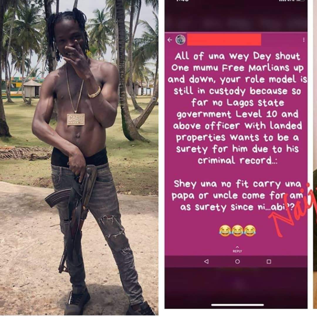 See Why Naira Marley is Still in Prison After Singer was granted N2Million Bail Days Ago