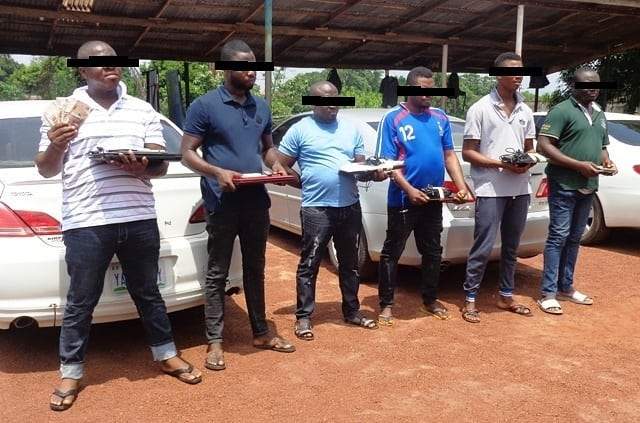 5 Yahoo Boys Caught In Enugu. See Items Recovered (Photos)