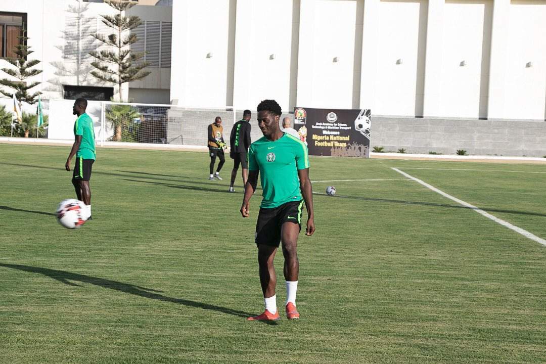 Photos Of Super Eagles Training Ahead Of Today's Match With Guinea