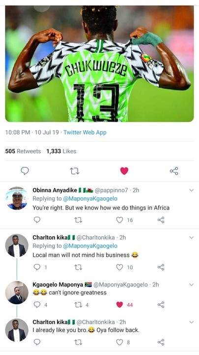 Nigeria vs South Africa Match Memes