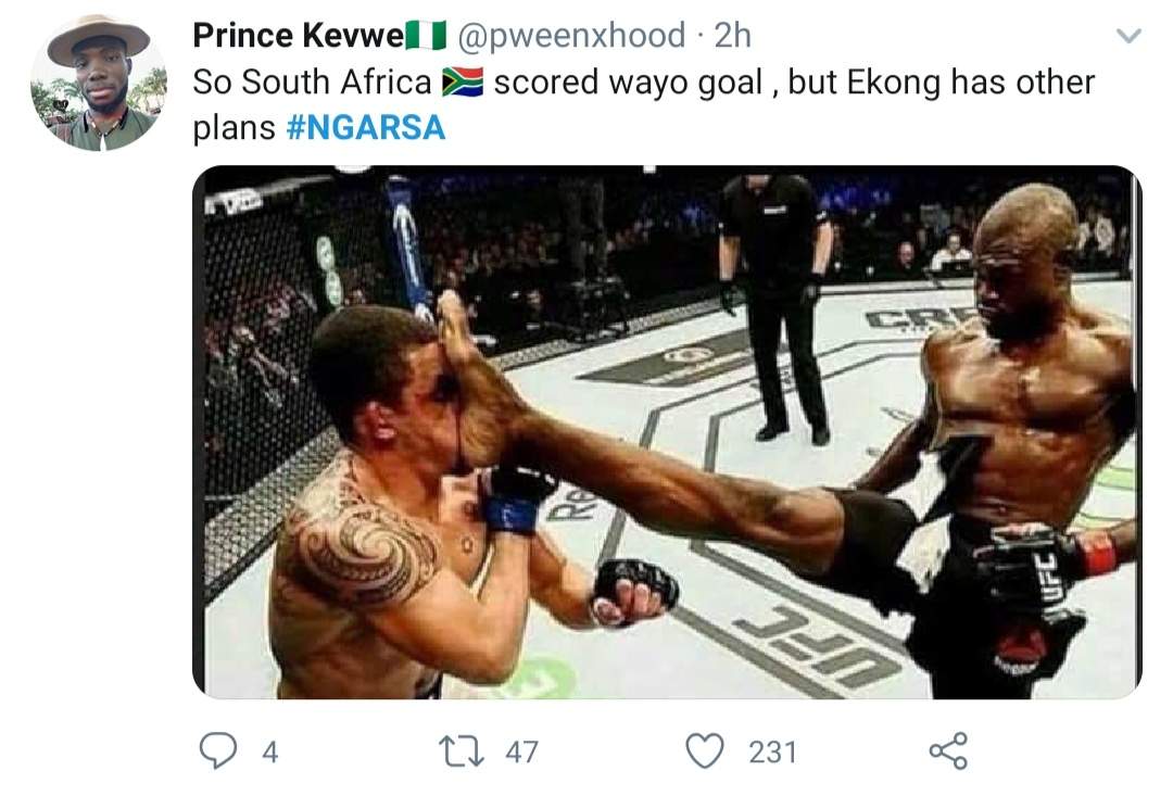 Nigeria vs South Africa Match Memes