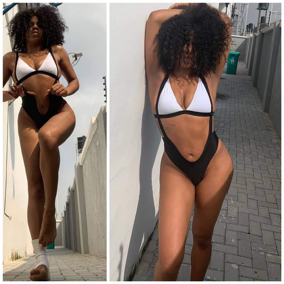 BBNaija's Venita Wows In Swimsuit (Photos)