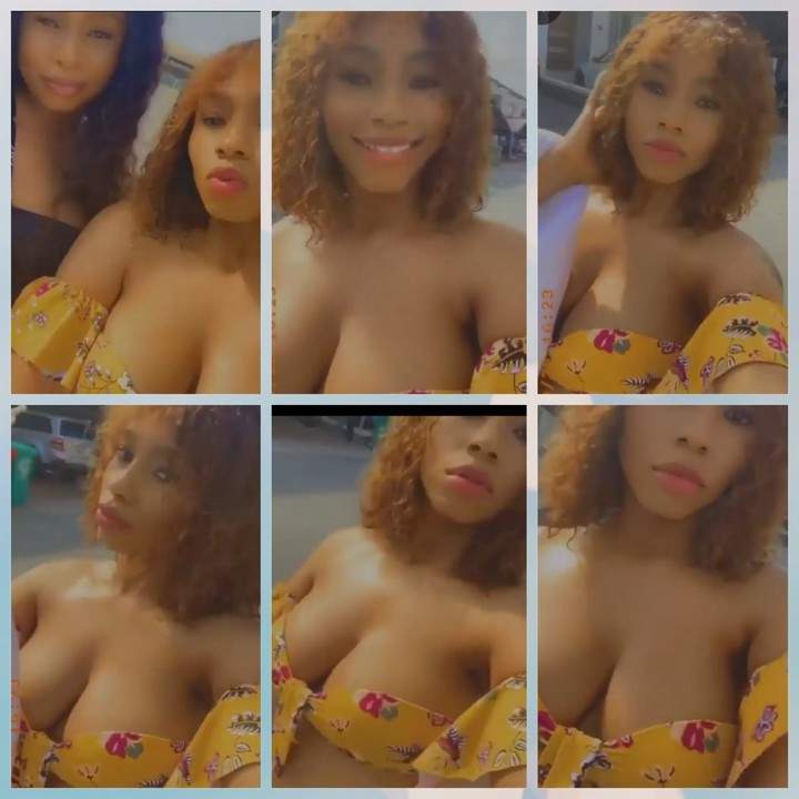 Mercy Eke In A Flowered, Yellow Bikini After Swimming (Video)