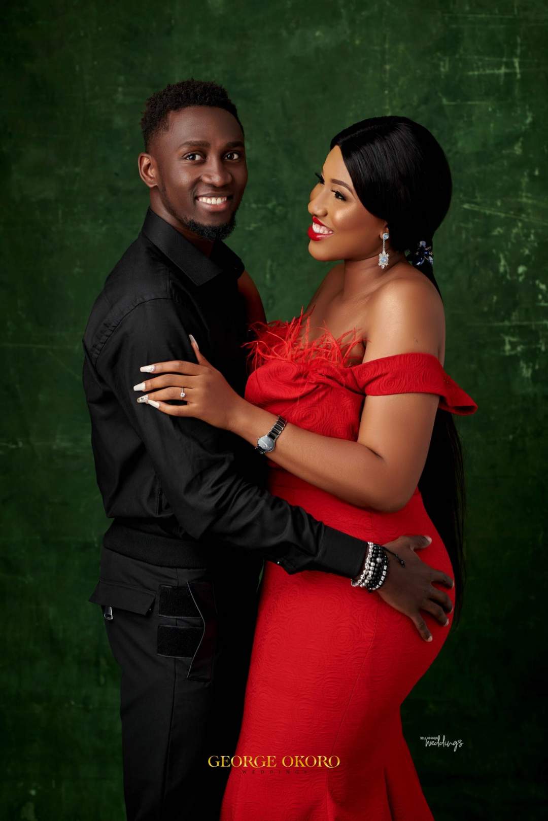 Lovely pre-wedding photos of Super Eagles player Wilfred Ndidi and lover