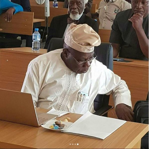 Obasanjo Defends His Project Work at the University (Photos)