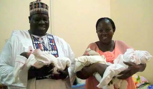 Triple Celebration as Lawmaker & Wife Welcome Set of Triplets After 24-years of Marriage (Photo)