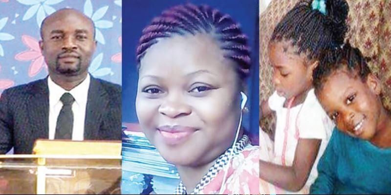 Heartbreaking: How Pastor, Wife and Two Children Perished In Lagos Fire (Photo)