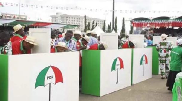 PDP Lights Up Eagle Square, Tight Security Observed as Dignitaries Arrive For Convention