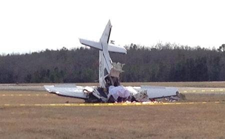 BREAKING News: Plane Crashes, Plunges Into Ground With Its Nose Shortly After Takeoff