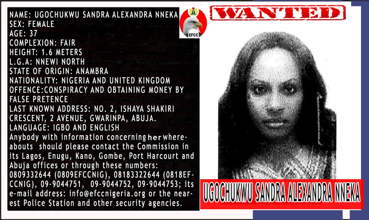 Beautiful Nigerian Woman Declared Wanted by EFCC