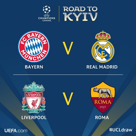 UEFA Champions League Draw: Real Madrid Given Tough Semi Final Opponent