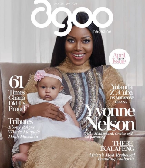 Popular Actress, Yvonne Nelson Seen Breastfeeding Her Daughter In Adorable Photos
